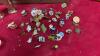 BOX MISC COLLECTIBLE - MCCOY &ldquo;WISHING WELL&rdquo;, SALT & PEPPERS - (INCLUDES A DEPRESSION GLASS SET), MUSICAL TEAPOT, LAPEL PINS, GLASSWARE - 2