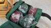 WOOD BOX W/ BOCCE BALL GAME - 2