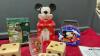WICKER BASKET, MONEY CLIP, SOAP, MEN&rsquo;S WATCH, SOLAR LIGHT, MICKEY MOUSE MONEY BANK, MUG & TIN + YARD YAHTZEE - 2