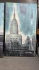 (2) SKYLINE PICTURES ON CANVAS - 2