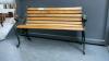 VERY SMALL PARK BENCH - DOLL SIZE