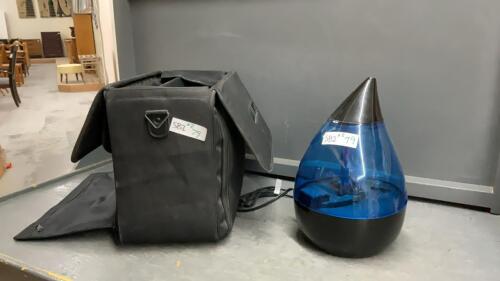 CRANE HUMIDIFIER & WHEELED COMPUTER/OFFICE BAG