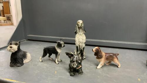 COLLECTION OF DOG ORNAMENTS