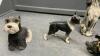 COLLECTION OF DOG ORNAMENTS - 2