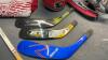 REIDELL FIGURE SKATES, BAUER HOCKEY SKATES, CALGARY FLAMES BUCKET, (3) LEFT HAND HOCKEY REPLACEMENT BLADES - 2