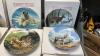 (10) WILDLIFE COLLECTOR PLATES, (2) NORMAN ROCKEWELL & LITTLE BOY BLUE - 2
