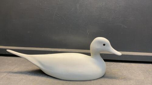 WOOD DUCK - PAINTED WHITE