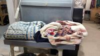 (2)BAGS- FUZZY BLANKET + QUILT