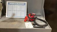 (2)ITEMS - HANDHELD DIRT DEVIL &ldquo;ROYAL&rdquo; VACUUM + WEEKLY PLANNER