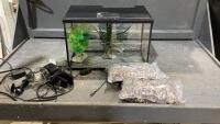FISH TANK WITH ACCESSORIES