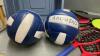 LIDDED TOTE W/ SPORTS EQUIPMENT/TOYS - 2