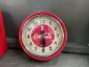 COCA-COLA COLLECTION - (2) SMALL COOLERS, CLOCK & RECIPE CARD TIN W/ RECIPES - 4
