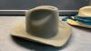 MENS COWBOY BEAVER FUR HAT AND A STRAW HAT - 3