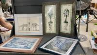 (4) PICTURES - INCLUDES A PENCIL SKETCH OF ST MARY&rsquo;S CATHOLIC CHURCH IN REDCLIFF