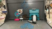 NEW AVON PRODUCTS - STEP STOOL, JEWELRY & SCARF HOLDERS, &ldquo;SHOVEL&rdquo; HOOKS, MILK JUG & SUGAR HOLDER, HAND HELD PAPER SHREDDER