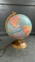 VINTAGE ILLUMINATED GLOBE