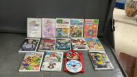 VARIETY OF WII GAMES - INCLUDES MARIO KART & SUPER MARIO BROS
