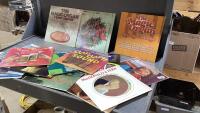 BOX WITH LP RECORDS