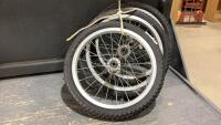 (3) BIKE TIRES ON RIMS