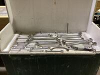 SHOP BOX OF MIXED WRENCHES