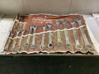 ROLL-UP 14PCS SAE COMBINATION WRENCH SET