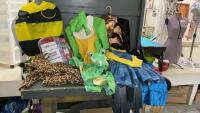 KIDS HALLOWEEN COSTUMES - BLACK FURRY CAT, BUG, BUMBLEBEE, GUMBALL MACHINE, WHITE FURRY CAT, GIRAFFE, DRAGON, DRESSES