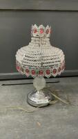 SMALL BEADED TOUCH LAMP