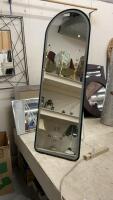 FREE STANDING MIRROR W/ LIGHT