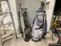 2 PARTIAL GOLF SETS IN BAGS
