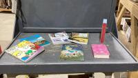 ASSORTED BOOKS - CALVIN + HOBBS, FOXTROT, ALICE IN WONDERLAND