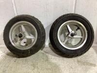 (2) ZHONG-HUAN WHEELS 90/65-6.5 & 110/50-6.5
