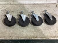 (4) SWIVEL WHEEL CASTORS