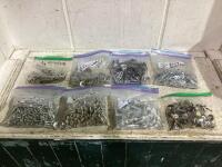 SHOP BOX W/ WASHERS, BOLTS, NAILS & SCREWS