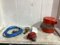 SHOP BOX W/ EXTENSION CORD, STRAP, GAUGE, 2" FLOAT & MULTI-OUTLET