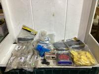 SHOP BOX W/ LED LIGHT, CLOSED CELL INSULATION TAPE, SOFT RUBBER LAMB NIPPLES & MISCELLANEOUS PARTS