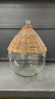 LITTLE JOHN CARBOY W/ WICKER