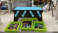 KIDKRAFT LEGO TABLE W/ MISC LEGO