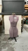 DRESS FORM ON METAL STAND