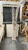DECORATIVE WILLOW BRANCHES PAINTED WHITE