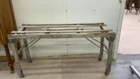 ANTIQUE FOLDABLE BT TUB BENCH - WASHING STAND