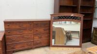 8-DRAWER DRESSER W/ MIRROR