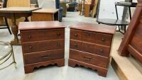 (2) SIDE TABLES - 2-DRAWERS