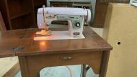 CORONADO SEWING MACHINE IN CABINET