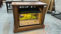 CABINET W/ FISH TANK