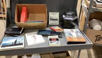 BOX W/ANATOMY BOOK, QUOTATIONS, BIBLES, COOKBOOK, WUTHERING HEIGHTS