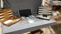 (2)BACKGAMMON GAMES + POKER SET