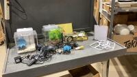 (2) AQUARIUM + ACCESSORIES PLUS STAMP COLLECTING MOUNTS