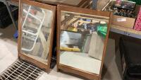 SHELF #11 - (8) DRESSER/VANITY MIRRORS + ONE LARGER MIRROR