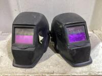 (2) WELDING HELMETS