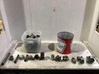 (2) SHOP PAILS OF MIXED FITTINGS